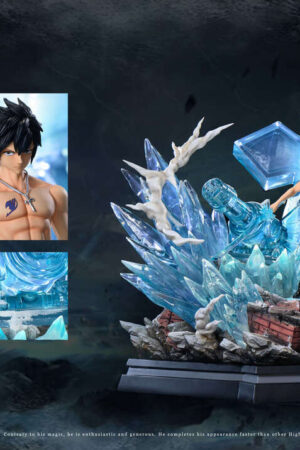 Sakura Studio × More Studio – Gray Fullbuster with LED Fairy Tail 16 Scale Resin Statue
