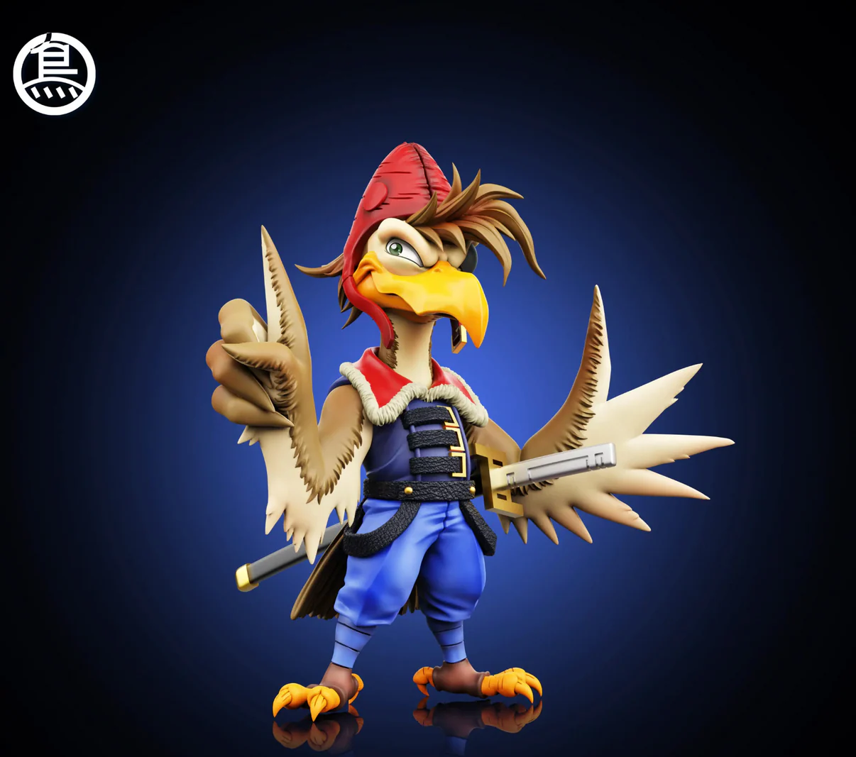 Toybirds Studio – Kurama Wataribe Mashin Hero Wataru Chibi Resin Figure