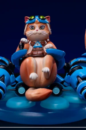 Sculpting Soul Studio – Sleep-Darted Jetpack Cat Overwatch Resin Collectible