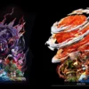 Seven Studio – Flame Emperor Ace One Piece High-End Resin Statue