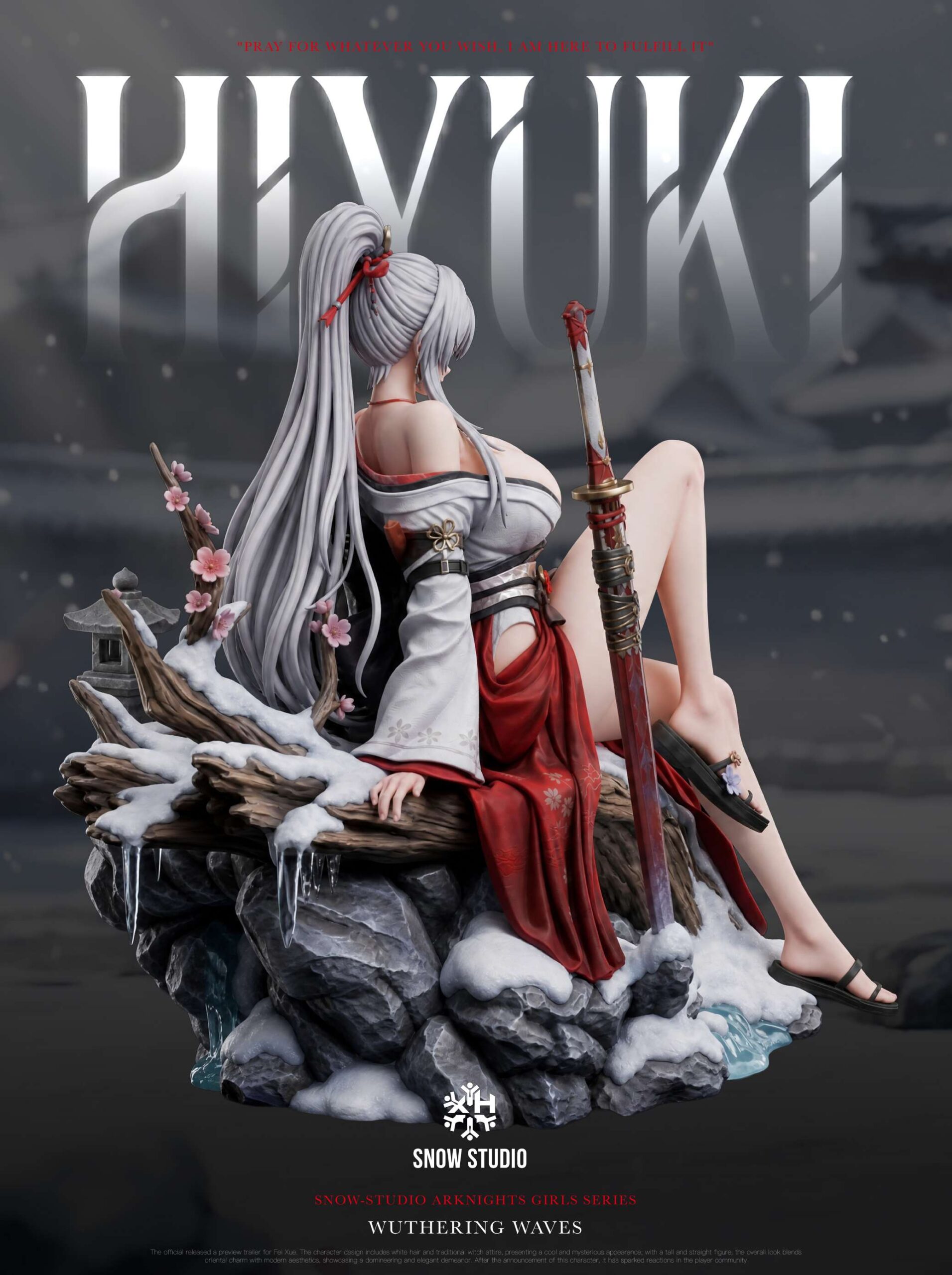 Snow Studio – Hiyuki Wuthering Waves | 1/6 Scale Limited Resin