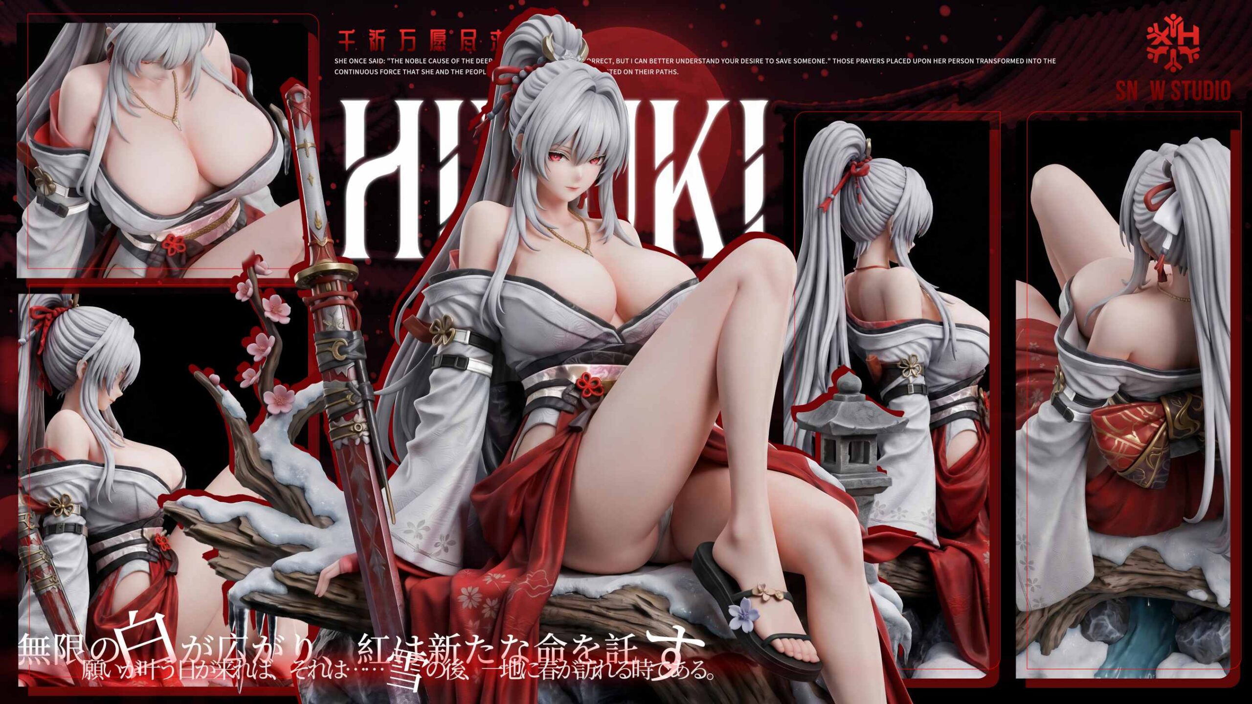Snow Studio – Hiyuki Wuthering Waves 16 Scale Limited Resin Figure