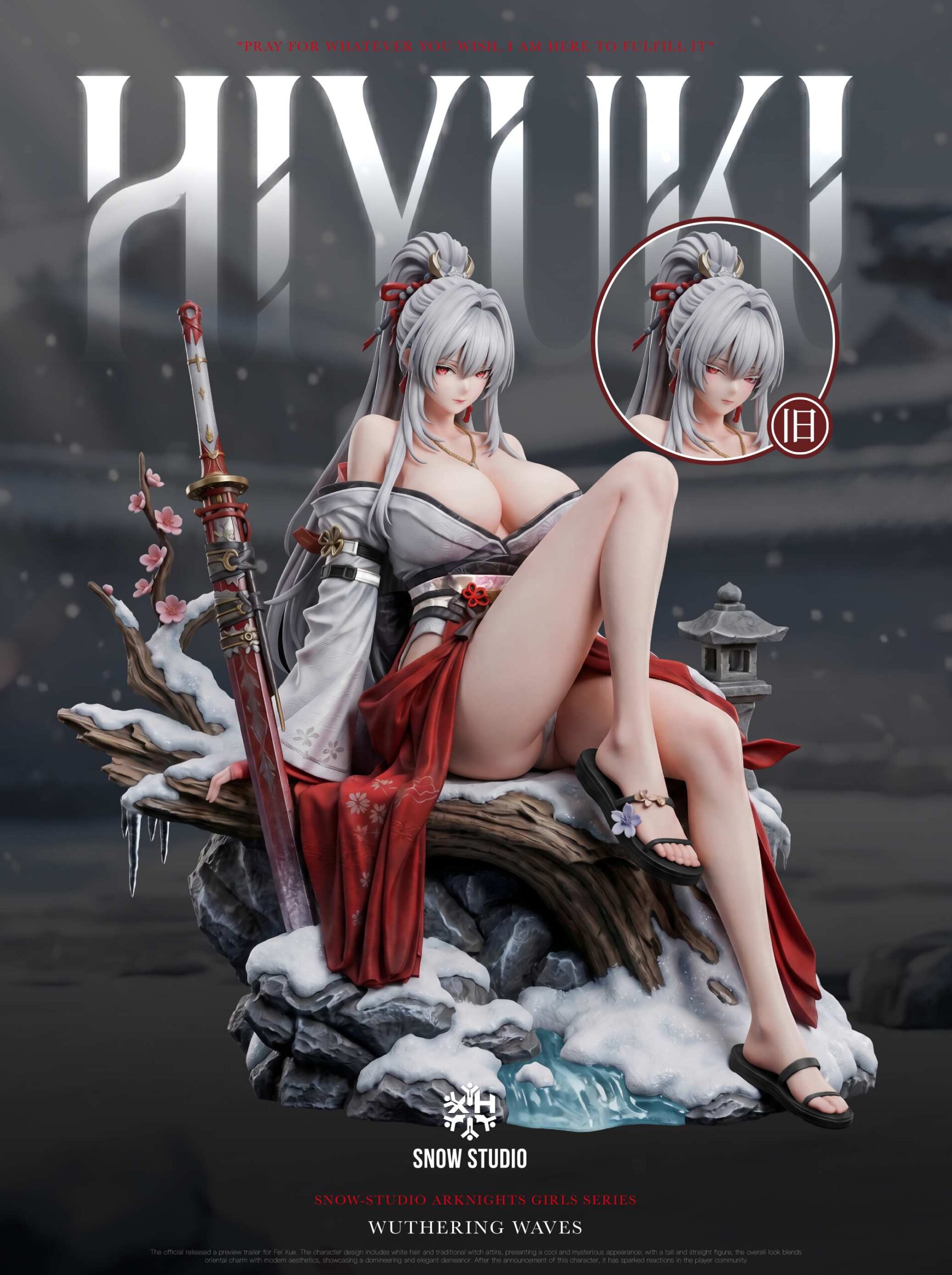Snow Studio – Hiyuki Wuthering Waves 16 Scale Limited Resin Figure