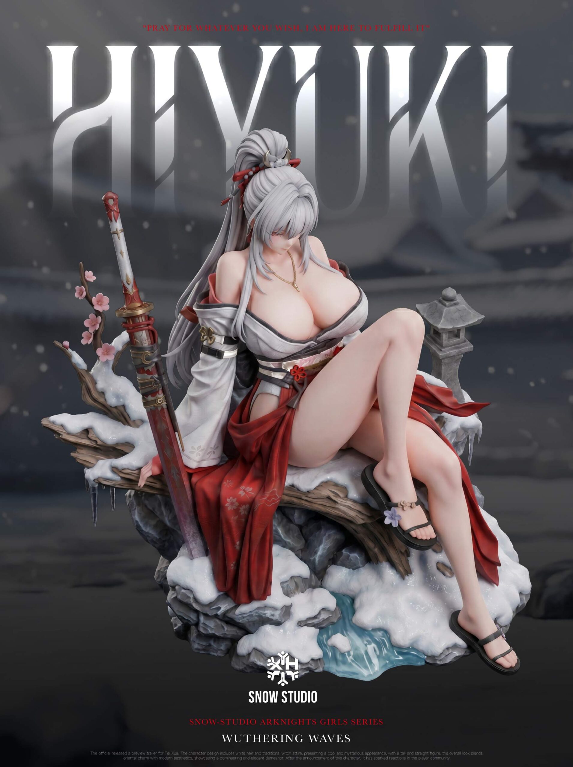 Snow Studio – Hiyuki Wuthering Waves 16 Scale Limited Resin Figure