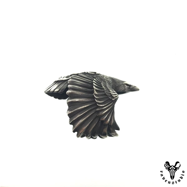Raven Studio (Silver Jewelry) – Exclusive Design Raven Ring Brand Commemorative Edition | Sterling Silver Artisan Ring - Image 16