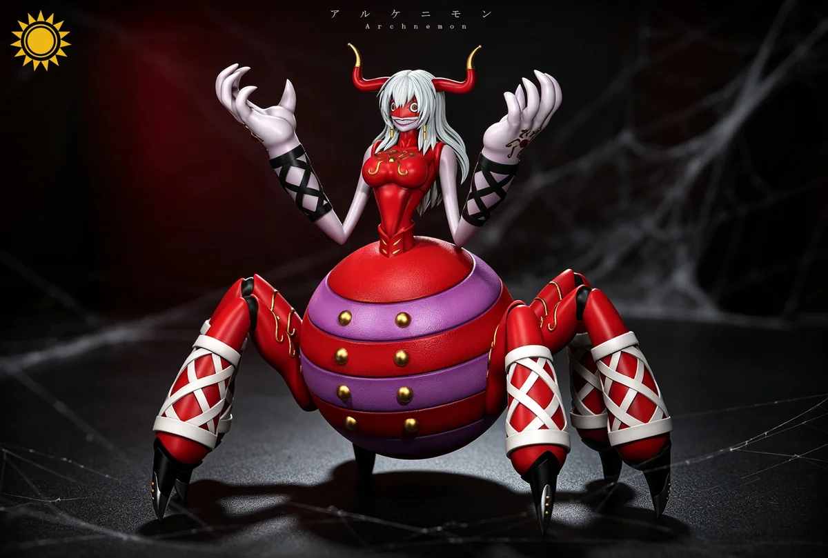 TaiYangMoWan Studio – Mummymon & Arukenimon Digimon TOPGK Resin Statue Set
