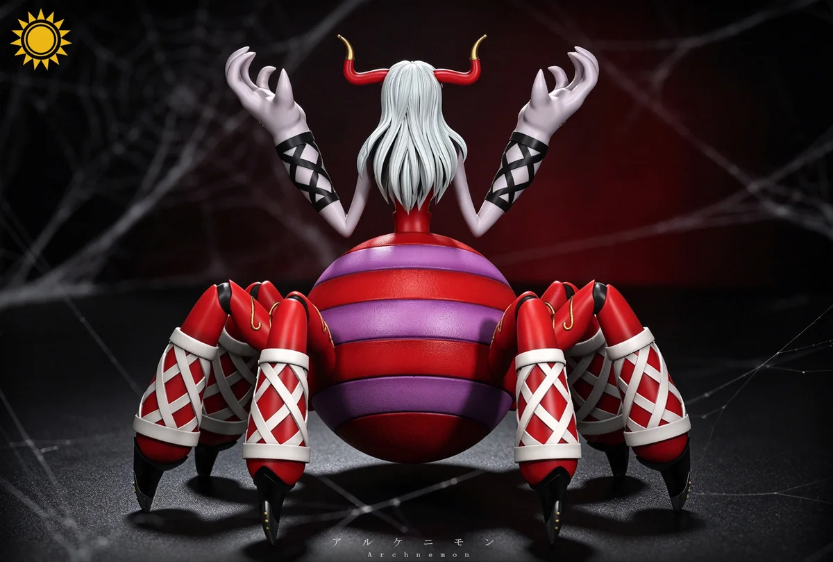 TaiYangMoWan Studio – Mummymon & Arukenimon Digimon TOPGK Resin Statue Set