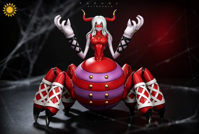 TaiYangMoWan Studio – Mummymon & Arukenimon Digimon TOPGK Resin Statue Set