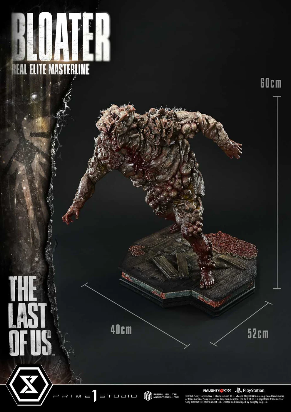 The Last of Us Part I – Bloater 14 Scale Statue – Prime 1 Studio Real Elite Masterline