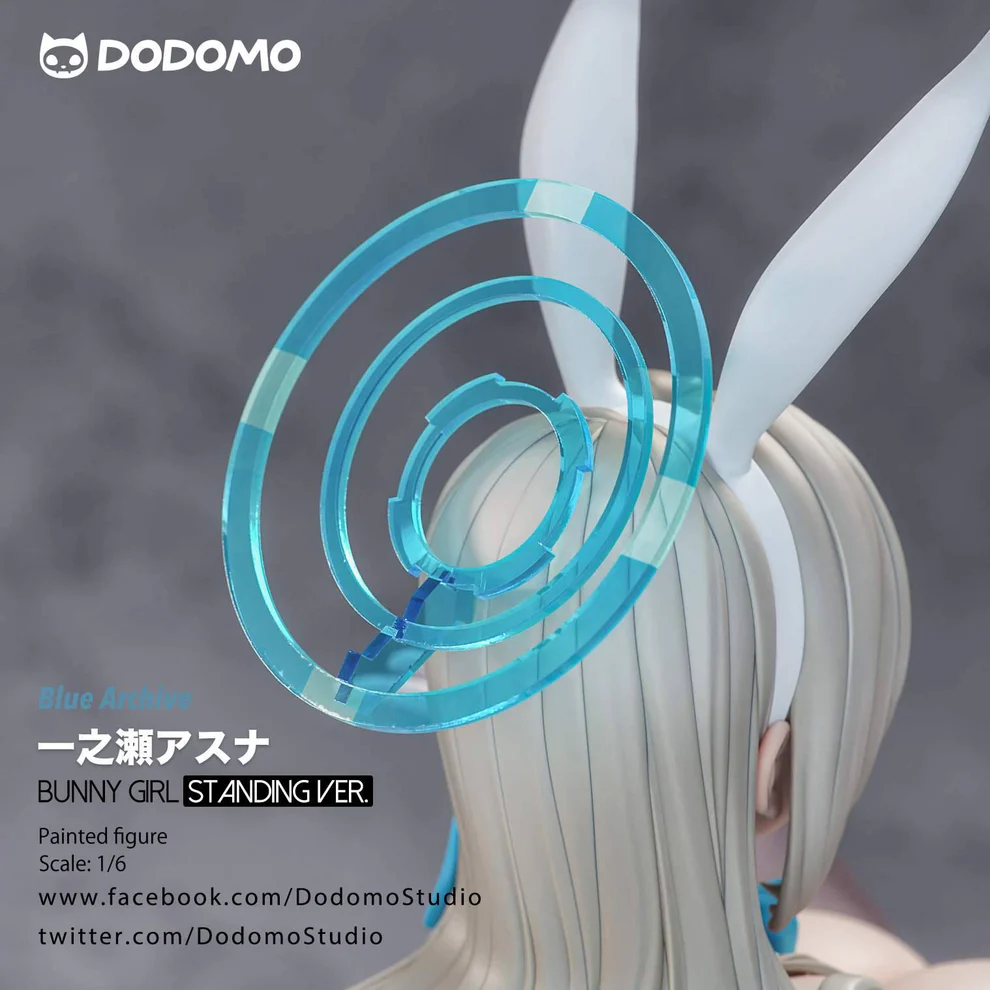 Blue Archive – Ichinose Asuna Reverse Bunny Girl Standing Ver. 1/6 Scale Statue – Dodomo Studio - Image 12
