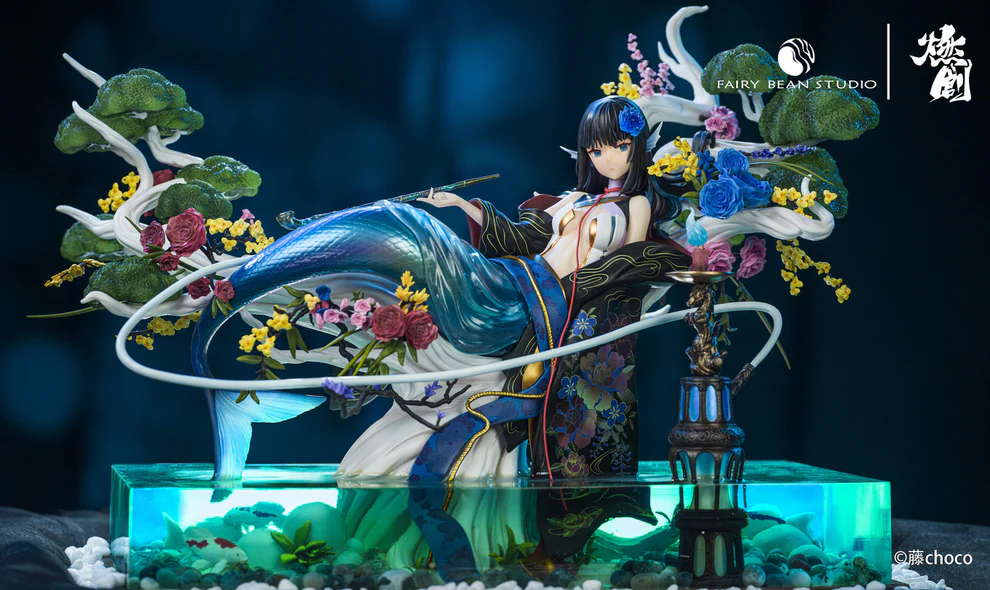 Okuzashiki Mermaid Princess 1/7 Scale Statue – Fuji Choco Licensed – Fairy Bean Studio