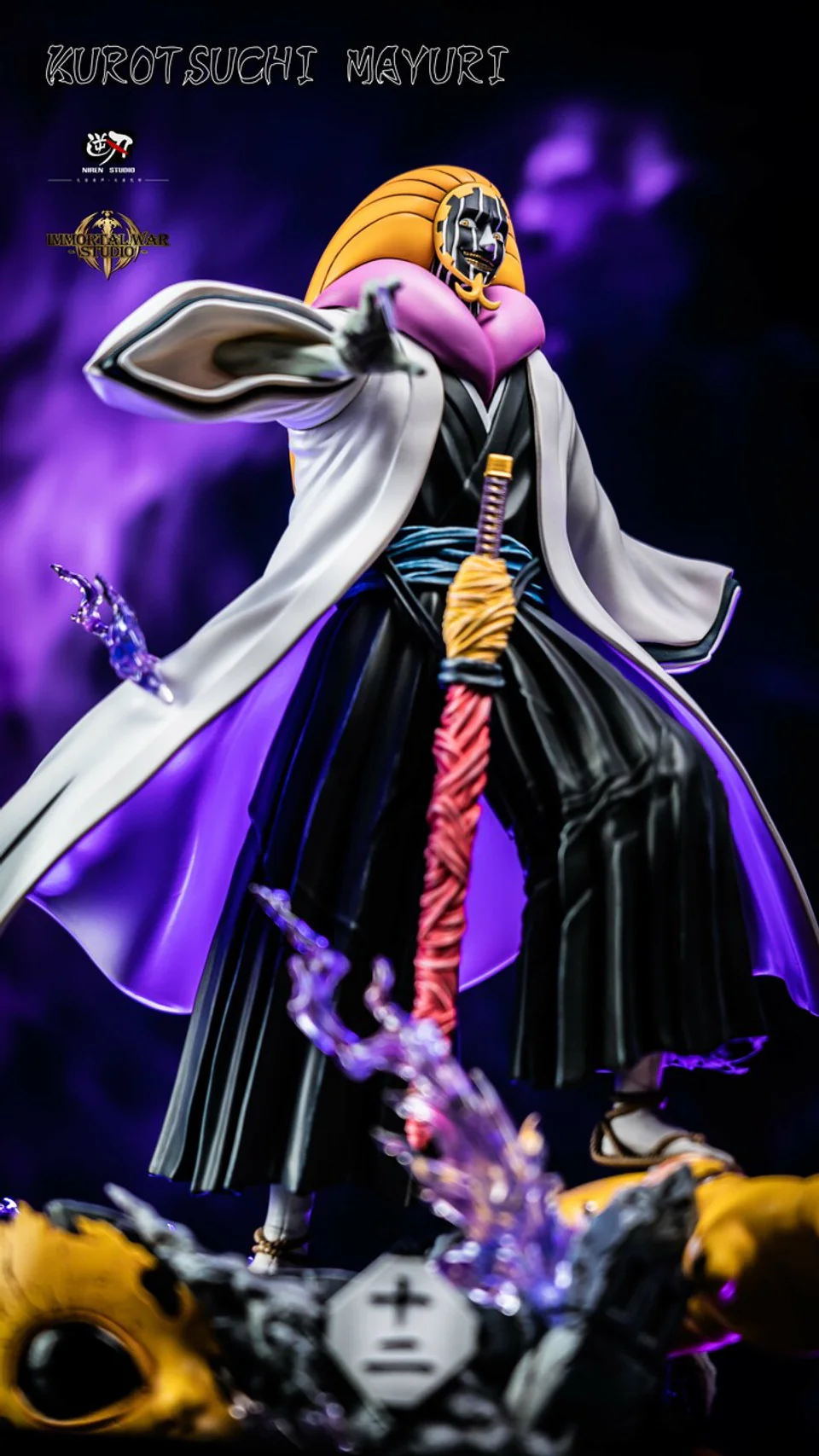 BLEACH – Mayuri Kurotsuchi Thousand-Year Blood War Arc 1/6 Scale GK Statue – Niren Studio × IW Studio - Image 3
