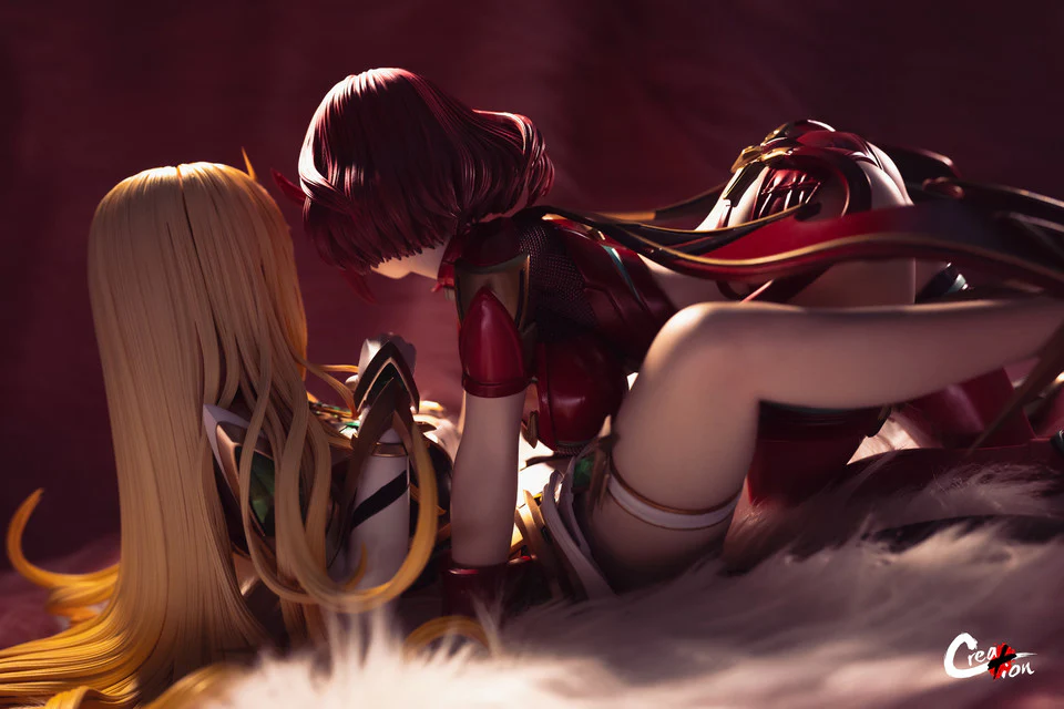 Xenoblade Chronicles 2 – Pyra & Mythra 1/4 Scale Statue – Creation Studio - Image 14