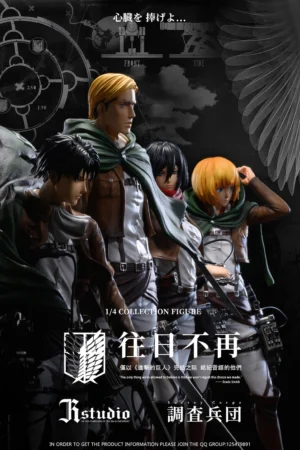 Alternative view of Attack on Titan – Erwin Smith 1/4 Scale Statue – JR Studio