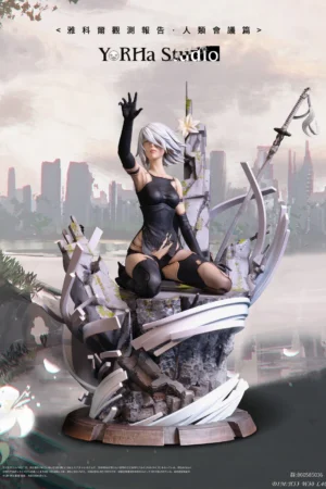 NieR: Automata – YoRHa Observation Report: Human Assembly Arc Series – A2 (YoRHa Type A No.2) 1/4 Scale Statue – YorHa Studio