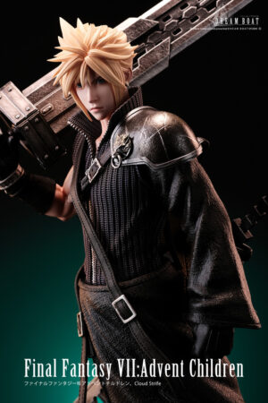 Final Fantasy VII Advent Children – Cloud Strife 1/4 Scale Statue EX Edition with Fenrir Motorcycle – Dream Boat Studio Premium Diorama