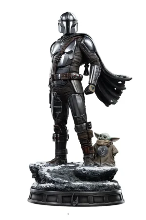 Alternative view of Mandalorian and Grogu The Mandalorian and Grogu Movie Legacy Replica 1/4 Scale Statue - Iron Studio