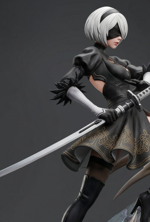 Alternative view of XIX·III Studio – YoRHa No. 2 Type B “Attack” NieR: Automata | 1/6 & 1/4 Scale Premium Statue