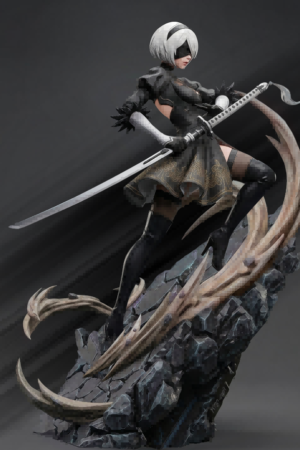 XIX·III Studio – YoRHa No. 2 Type B “Attack” NieR: Automata | 1/6 & 1/4 Scale Premium Statue