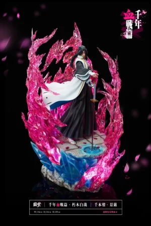 Alternative view of BLEACH: Thousand-Year Blood War – Byakuya Kuchiki “Senbonzakura Kageyoshi” 1/6 Scale LED Statue – Yuan Meng Studio