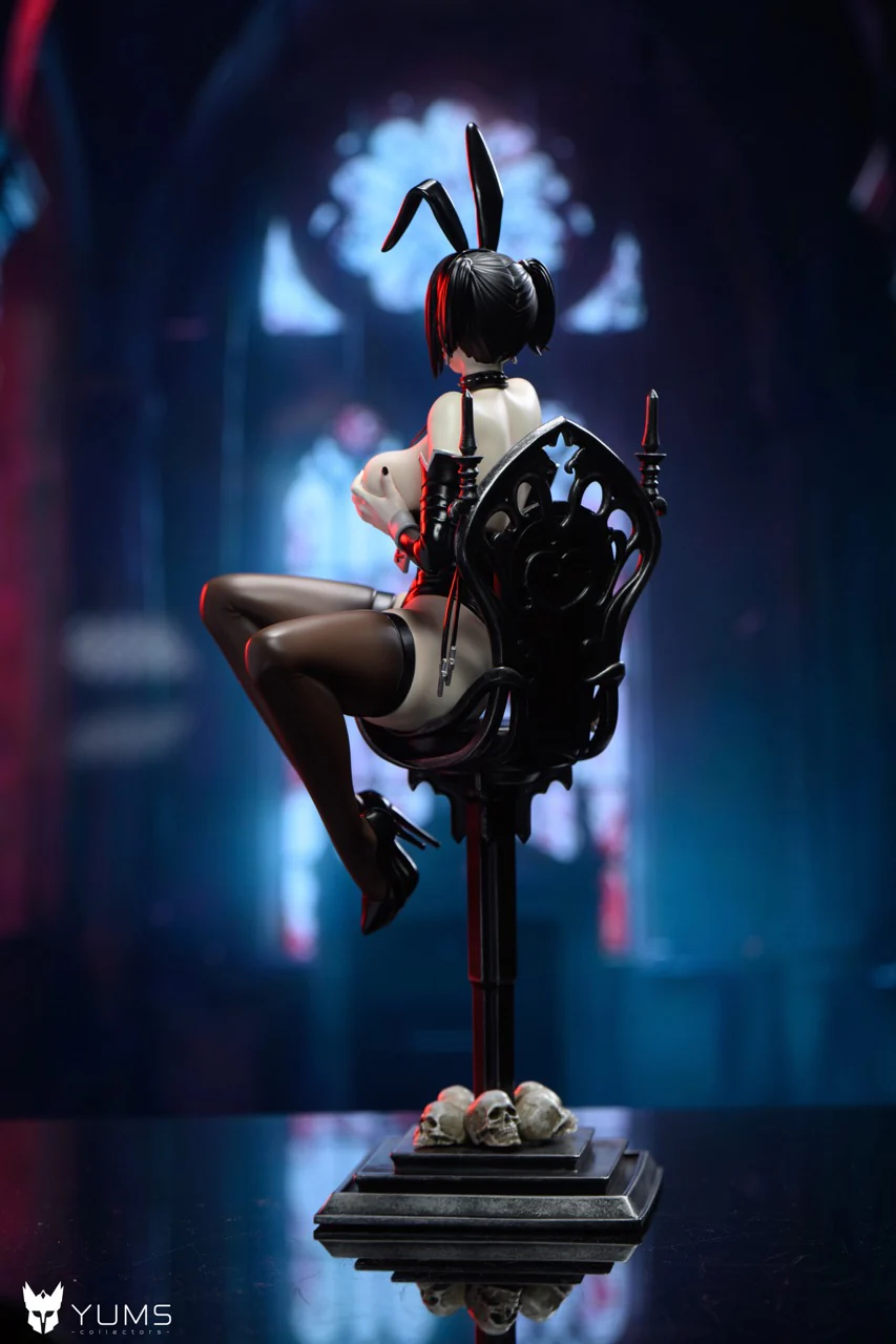 YUMS-Collectors Studio – Mikasa Ackerman Gothic Bunny Girl Attack on Titan 1/6 Scale Statue - Image 2