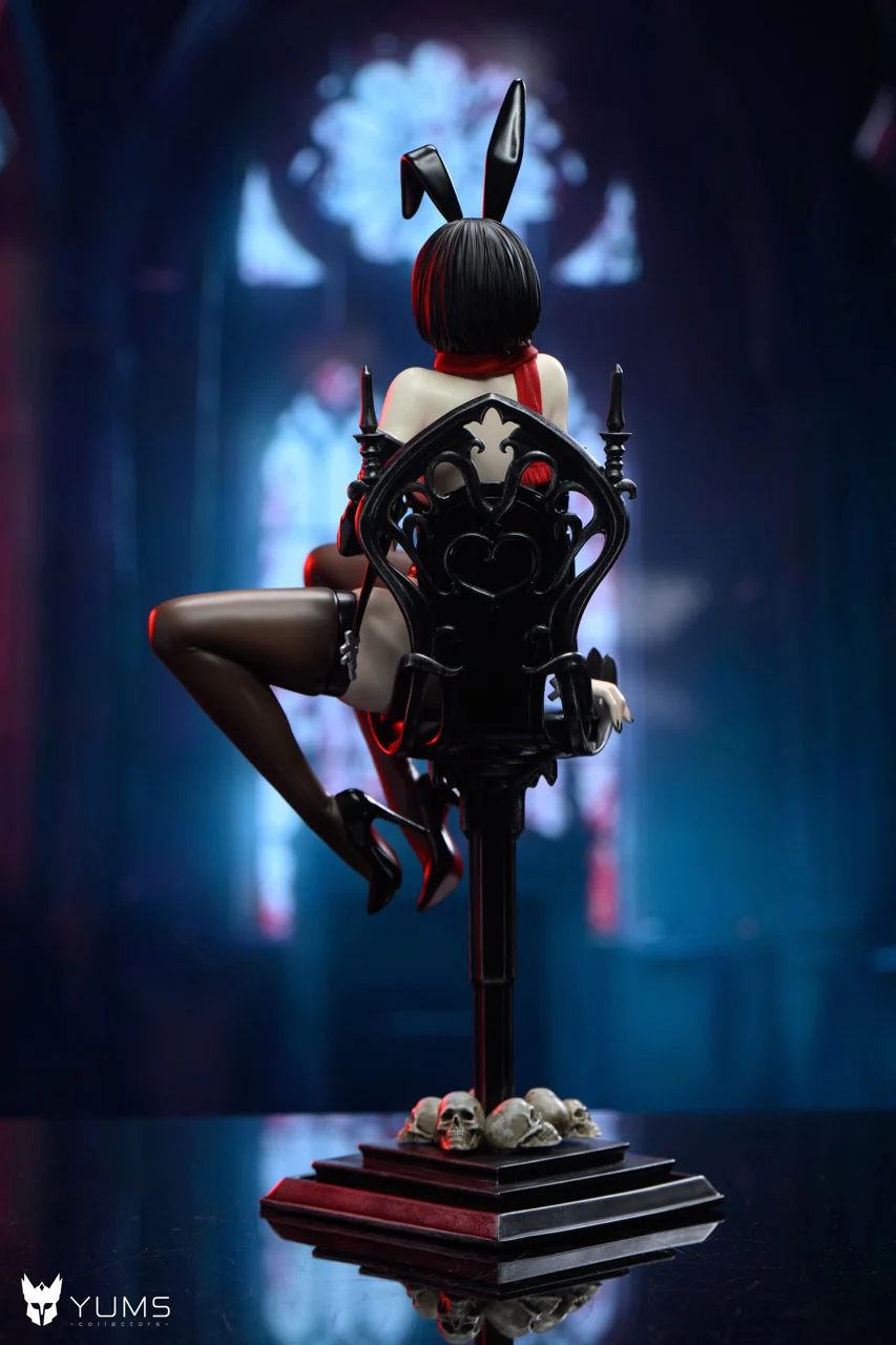 YUMS-Collectors Studio – Mikasa Ackerman Gothic Bunny Girl Attack on Titan 1/6 Scale Statue - Image 4