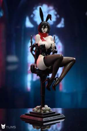 YUMS-Collectors Studio – Mikasa Ackerman Gothic Bunny Girl Attack on Titan 1/6 Scale Statue