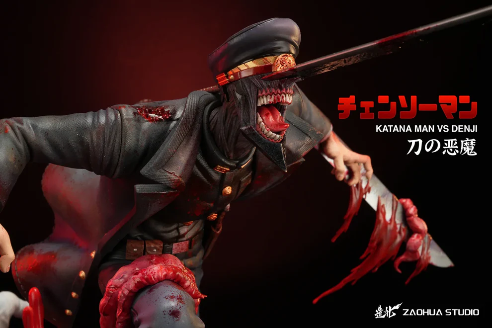 Chainsaw Man – Katana Man VS Denji 1/6 Scale Statue – Zao Hua Studio - Image 8