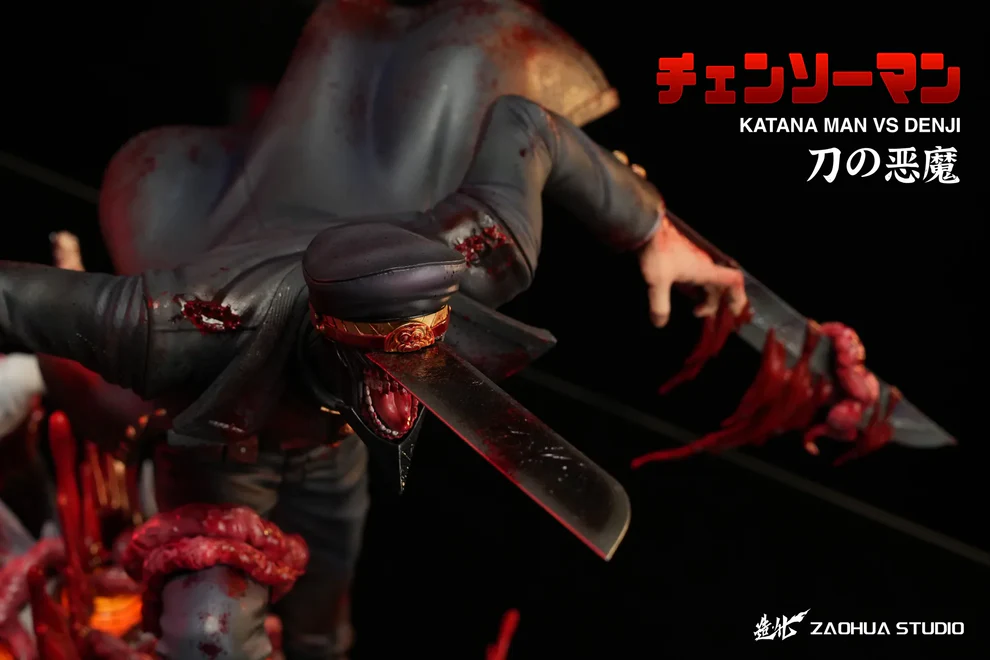 Chainsaw Man – Katana Man VS Denji 1/6 Scale Statue – Zao Hua Studio - Image 9