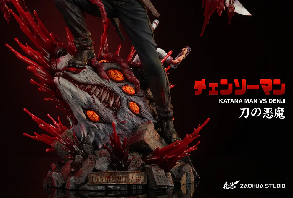 Chainsaw Man – Katana Man VS Denji 1/6 Scale Statue – Zao Hua Studio - Image 10