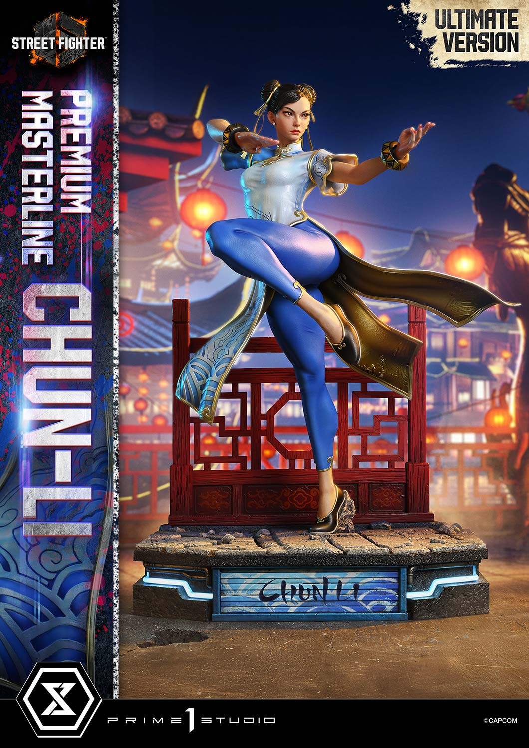 Prime 1 Studio – Premium Masterline Chun-Li 1/4 Scale Statue Street Fighter 6 Licensed Premium Collectible - Image 4