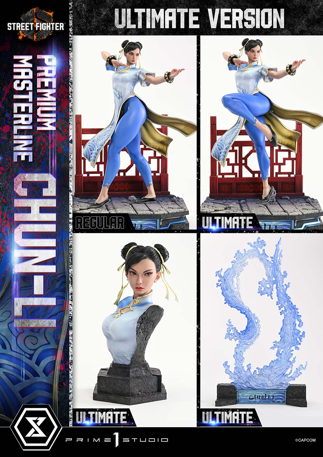 Prime 1 Studio – Premium Masterline Chun-Li 1/4 Scale Statue Street Fighter 6 Licensed Premium Collectible - Image 9