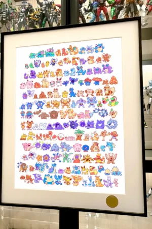 30th Anniversary Chibi Version 151 Decorative Painting – Pokemon – Xingkong Studio