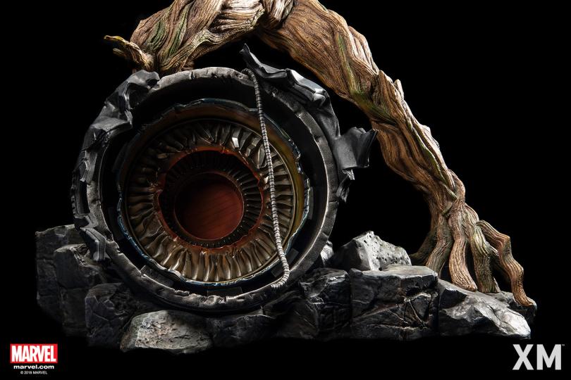 Marvel Guardians of the Galaxy Rocket Raccoon & Groot 1/4 Scale Statue – XM Studios Limited Edition Premium Collectible - Image 4