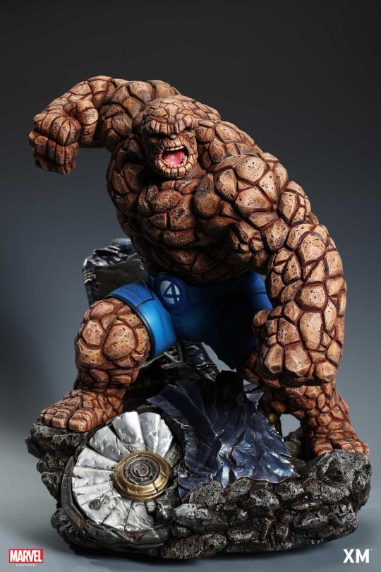 Marvel Fantastic Four The Thing 1/4 Scale Statue – XM Studios Limited Edition Premium Collectible Diorama - Image 2
