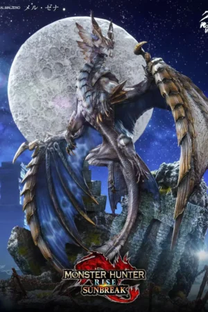 Alternative view of Primordial Malzeno Monster Hunter 1/4 Scale TOPGK Statue - Roaring Wild STUDIO