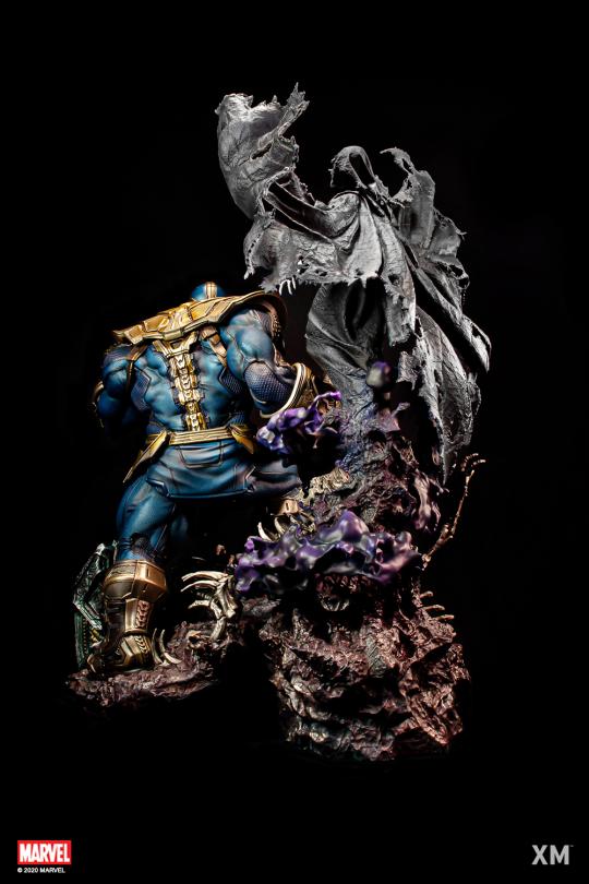 Thanos with Lady Death 1/4 Scale Statue — XM Studio - Image 3