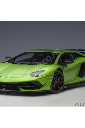 Lamborghini aventador svj green 2 tones Die cast