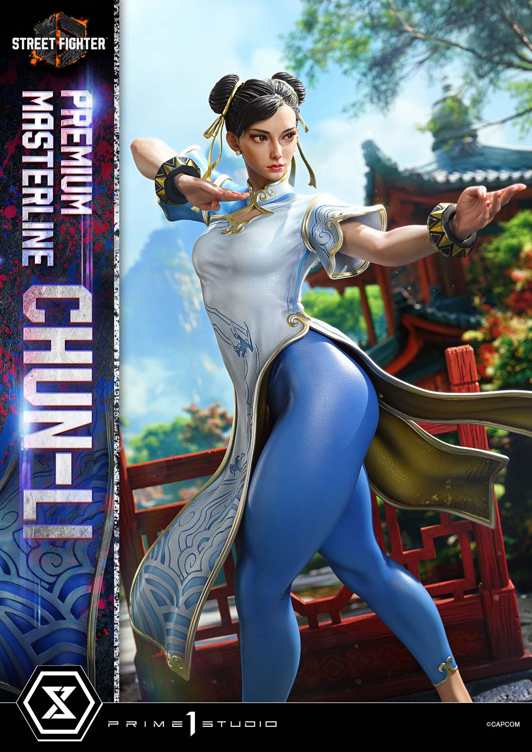 Prime 1 Studio – Premium Masterline Chun-Li 1/4 Scale Statue Street Fighter 6 Licensed Premium Collectible - Image 29