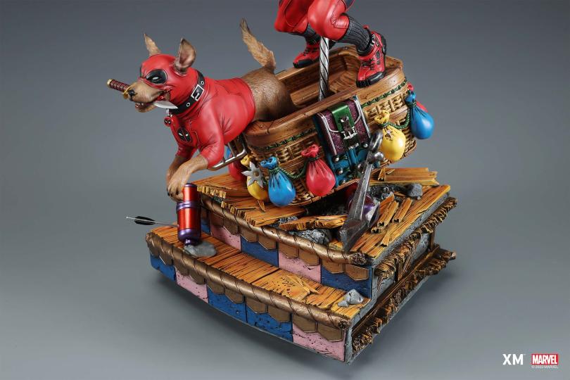 Marvel Kidpool and Dogpool 1/4 Scale Statue – XM Studios Limited Edition Deadpool Universe Collectible - Image 6