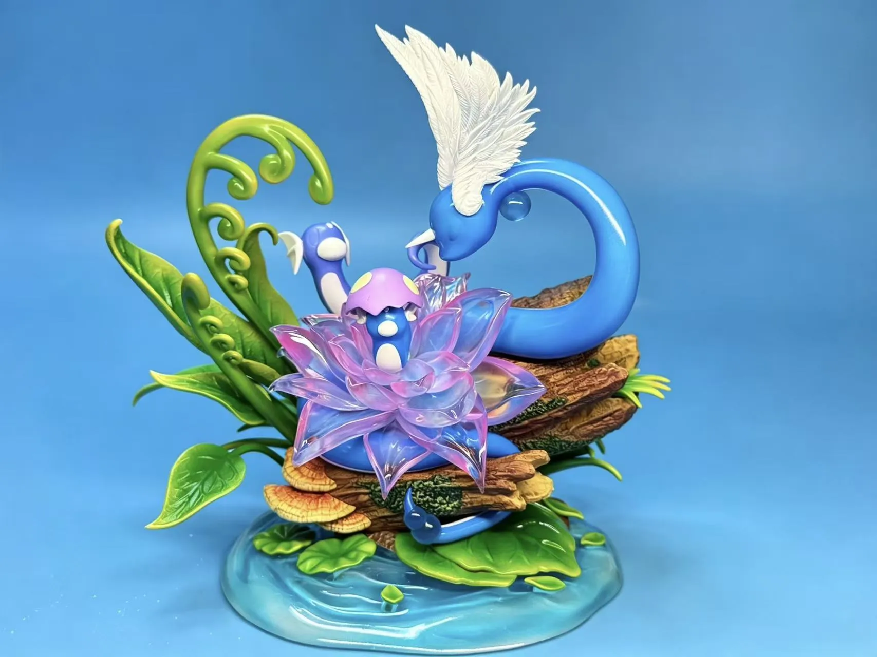 Xing Luo Bao Hui She Studio – Dragonair Ecological Scene Pokémon | 1/20 Scale Resin Diorama