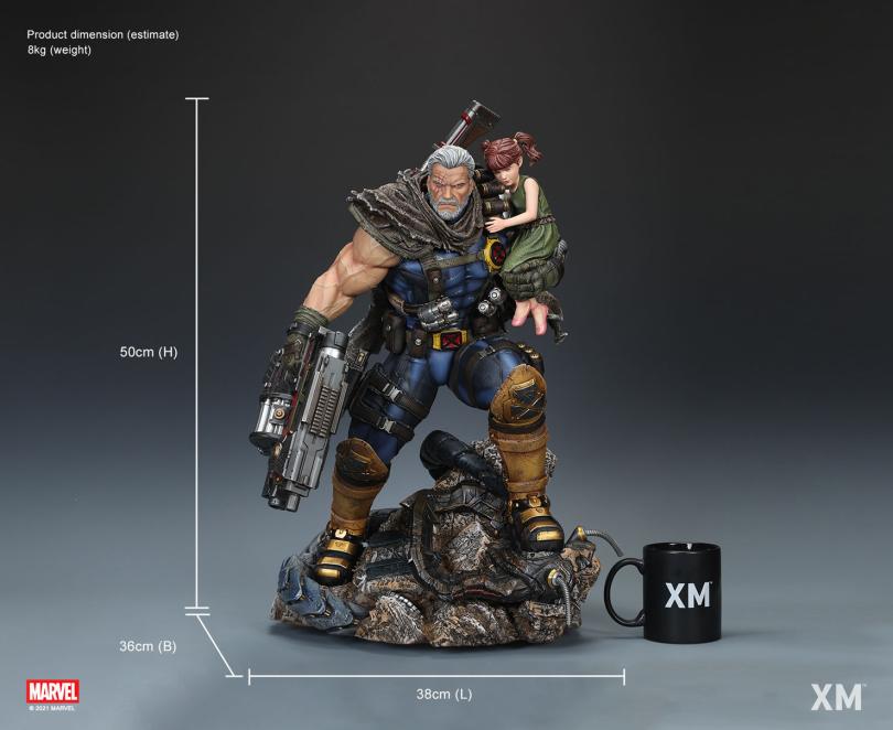 Marvel X-Men Cable with Hope 1/4 Scale Statue – XM Studios Limited Edition Premium Collectible Diorama - Image 8