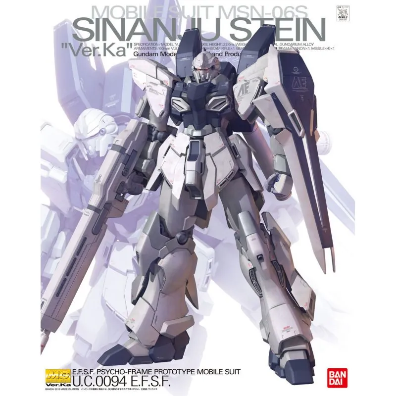 Bandai - Gundam MG 1/100 MSN-06S Sinanju Stein Ver Ka Gunpla