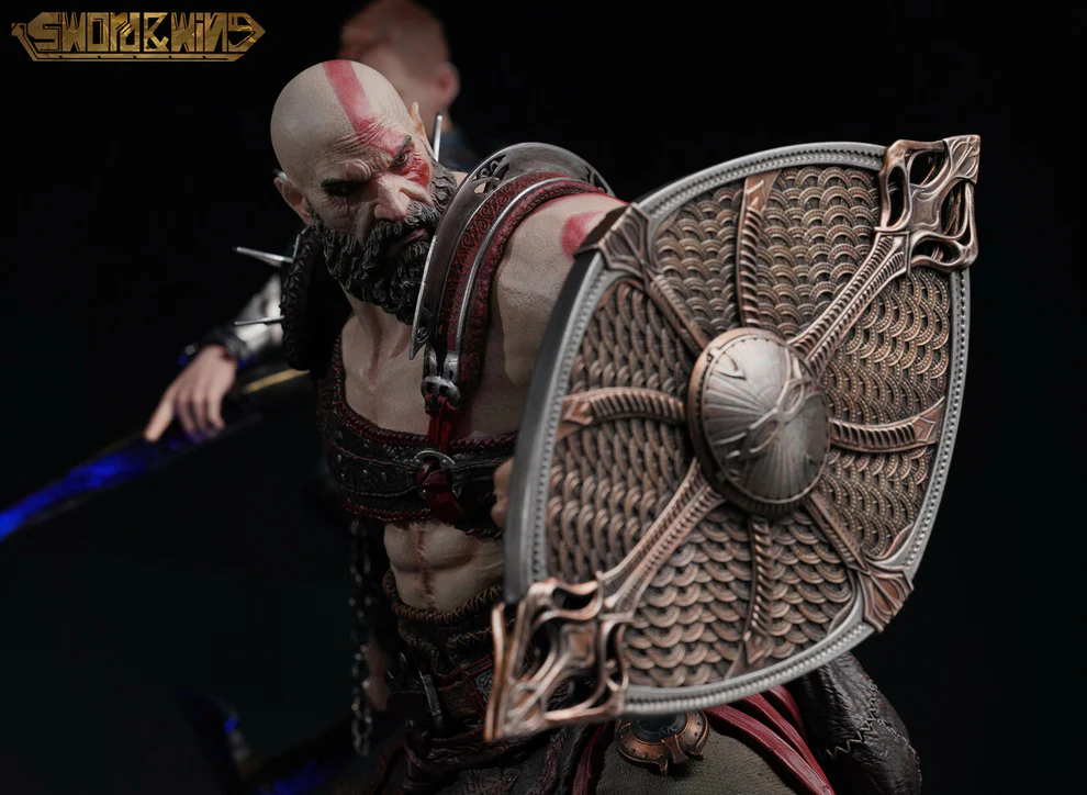 God of War – Kratos & Atreus Resin Statue – Sword &Wing Studio - Image 11