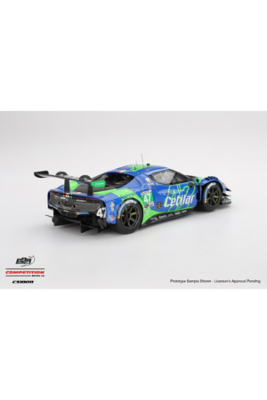 Alternative view of Ferrari 296 gt3 47 cetilar racing imsa 24h de daytona 2025 Die cast