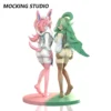 Zhu Yi Wan Jia Studio – Furry Sylveon x Leafeon Pokémon Themed Resin Collectible