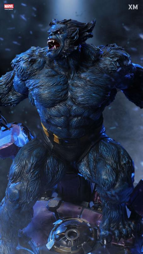 Marvel Beast 1/4 Scale Statue – XM Studios X-Men Limited Edition Premium Collectible Diorama - Image 4