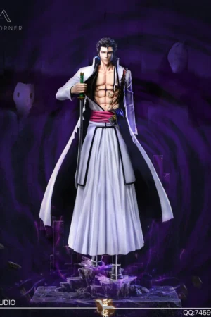 Alternative view of BLEACH – Sosuke Aizen Arrancar Arc 1/6 Scale GK Statue – A Corner Studio
