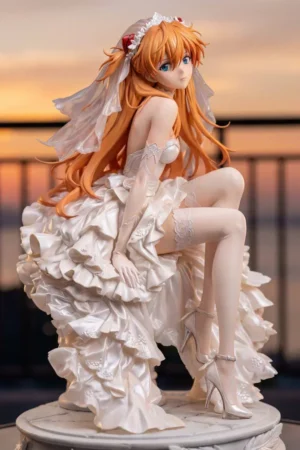 Asuka Langley Soryu Wedding (EVA) Neon Genesis Evangelion 1/6 Scale Resin Statue – ZM Studio