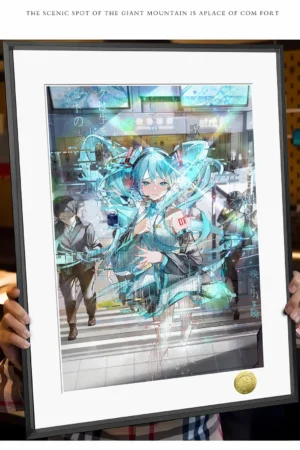 VOCALOID – Hatsune Miku “Fading Away” Limited Edition Decorative Art — HuangGua Studio